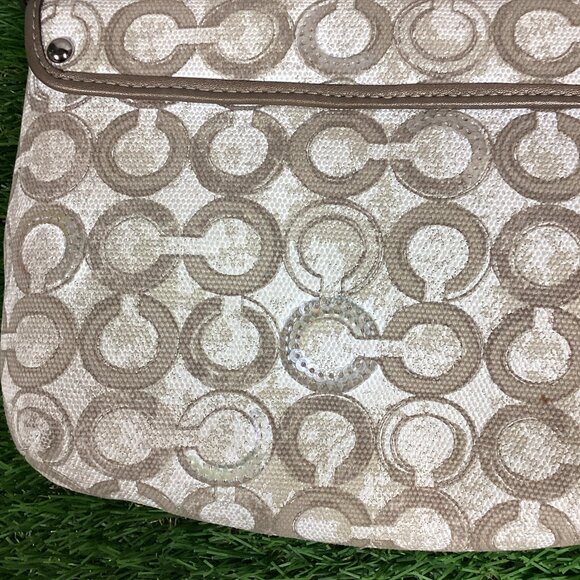 Coach Poppy Kristin Logo Small Shoulder Bag & Card Wallet - Picture 11 of 16